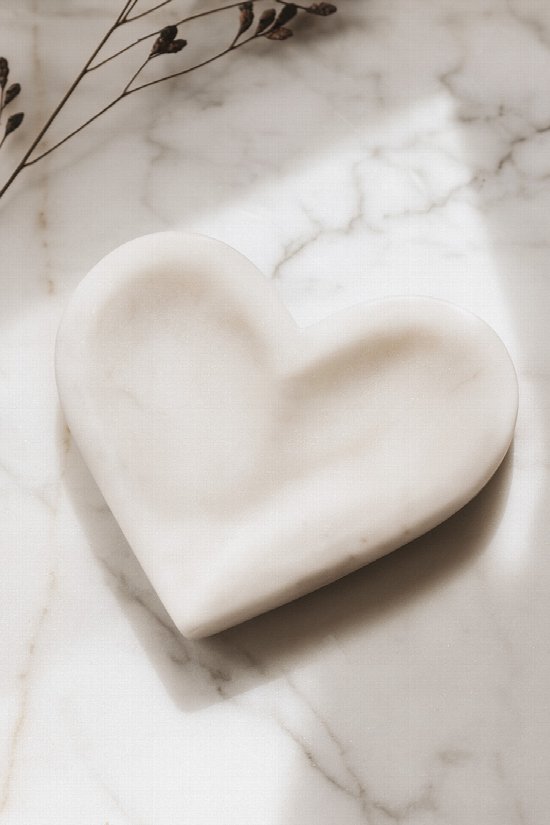 Marble Heart Dish